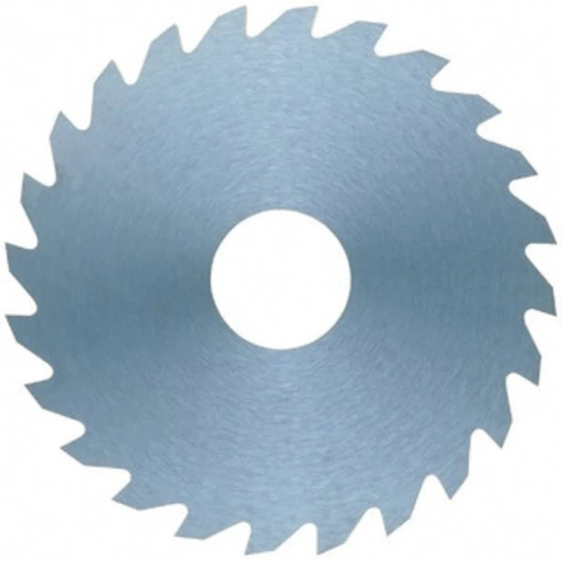 RobbJack 1-1/2 x 0.004, 1/2 Arbor, 36-Tooth Solid Carbide Slitting & Slotting Saw Uncoated, RH Cut, Straight Teeth, C...
